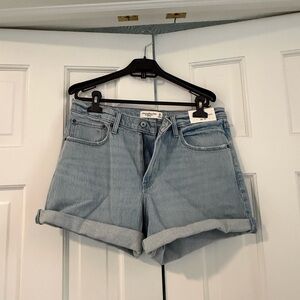 Abercrombie & Fitch Light Blue Jean Shorts
